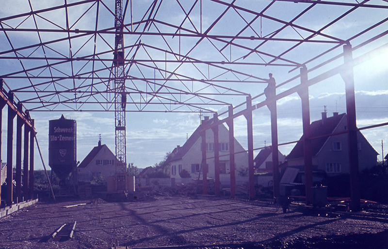 1961 Bau Fabrikhalle Illertissen